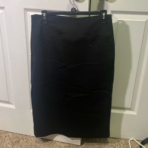 NWT Christopher & Banks black aline skirt